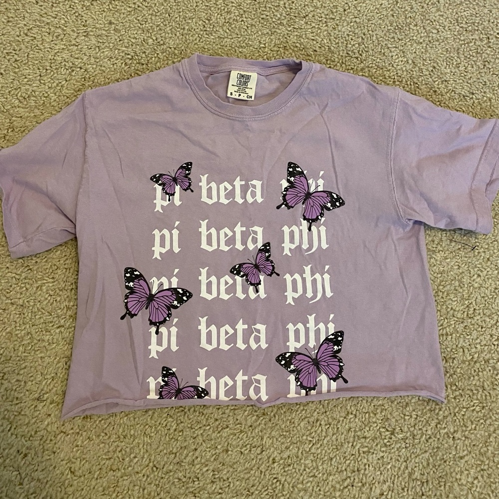 Pi Beta Phi butterfly T-shirt